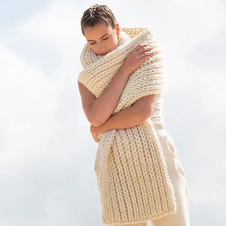 Sciarpa in lana merino